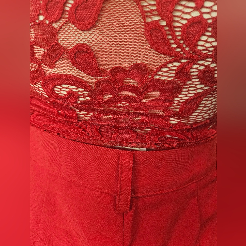 Red Pant and Cami Set - Picture 2 of 7